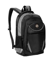 NK Unisex Okul Sırt Çantası 15' Laptop Bölmeli 1900 Denye Kalın Kumaş Çanta (Gri)