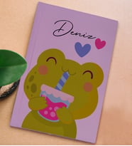 BK Gift Kişiye Özel İsimli Sert Kapaklı Lila Defter, Arkadaşa Hediye, Yeni İş Hediyesi, Anı Defteri, Doğum Günü Hediyesi-1 (Model 5)