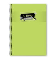 Defter A4 Spiralli 72 Yaprak Çizgili A4 Siparalli Defter Telli Defter 72 Yaprak Çizgili (Açık Yeşil)