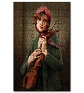 Cakapuzzle François Martin Kavel Fransa La Rose  Puzzle Yapboz MDF (Ahşap) (1000 Parça)