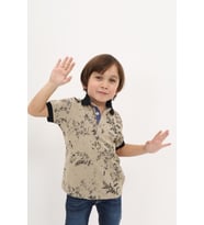 Toontoy Erkek Çocuk Desenli Tişört (Yeşil)
