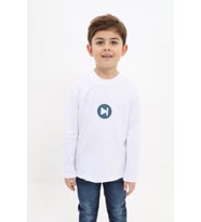 Toontoy Erkek Çocuk Baskılı Sweatshirt (Beyaz)
