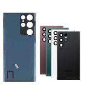 Samsung Galaxy S22 Ultra S908 İle Uyumlu Arka Pil Kapak (Beyaz)