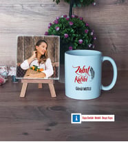 Zabıt Katibi Fotoğraflı Dekoratif Taş, Kupa Bardak Beyaz Hediye (Model 1)