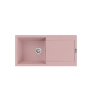 Cristalüx Granit Evye P-X1 Tezgah Altı Ve Tezgah Üstü Mutfak Evyesi 98x49,5cm (Pembe)