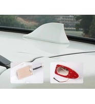 JAWS ELEKTRİKLİ SHARK KÖPEK BALIĞI BALİNA TAVAN ANTEN BALIK SIRTI ELEKTRONİK ANTEN (Beyaz)