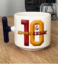 Kişiye Özel Taraftar Hediye T Kupa Bardak Sevgiliye Babaya Erkek Kardeşe Hediye (Lacivert)