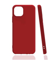 Uyumlu Model Apple iPhone 13 Pro Kılıf Biye Yumuşak Silikon Case (Kırmızı)