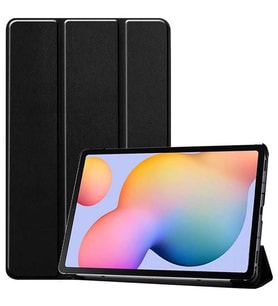 Galaxy Tab S7 Plus T970 Zore Smart Cover Standlı 1-1 Kılıf (Siyah)