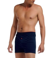 Çift Kaplan 805 Erkek Penye %100 Pamuk Rahat Kesim Düğmeli Boxer