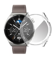 Ally Huaewei Watch GT 3 Pro 43mm Kılıf 360 Full Koruma Ultra İnce Silikon Kılıf (Şeffaf)