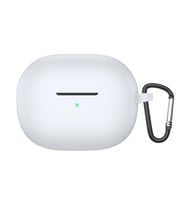 Microsonic Xiaomi Redmi Buds 3 Lite Kılıf Askılı Mat Silikon Siyah (Beyaz)