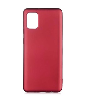 Galaxy A02S Kılıf Kamera Çıkıntılı Soft Silikon (Mürdüm)