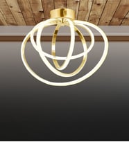Jüpiter 4'lü Plofonyer Led Avize (Gold)
