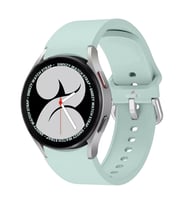Samsung Galaxy Watch 6 40 43 44 47mm Uyumlu Orjinal Tasarım Kavisli PureLux Silikon Kordon (Su Yeşili)