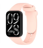 Xiaomi Mi Band 8 Pro Uyumlu Purelux Soft Yumuşak Silikon Kordon (Pembe)