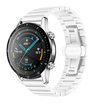 Huawei Watch 3 / 3 Pro Kordon Seramik Metal Kordon 16 (Beyaz)
