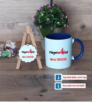 Fizyoterapist Kupa Bardak Kırmızı ve Ahşap Anahtarlık Hediye Fizyoterapistler Günü Hediyesi (Model 2)