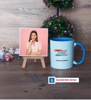 Teknoloji ve Tasarım Öğretmeni Fotoğraflı Dekoratif Taş, Kupa Bardak Beyaz Hediye (Model 4)