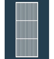 Liar Ahşap Seperatör (Paravan) - KSP213 - (85 x 210 cm) - (18 mm) - (Beyaz) (Beyaz)