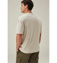 Süperlife Erkek Bisiklet Yaka Standart &Regular Fit SPR21Y27 (Taş)