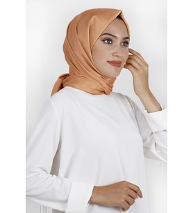 DÜZ RENK VİSKON TESETTÜR ŞAL (Bej)