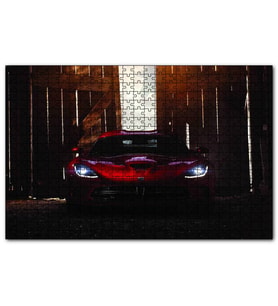 Cakapuzzle  Garajda Dodge Viper  Puzzle Yapboz MDF (Ahşap) (1000 Parça)