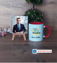 En İyi Eczacı Fotoğraflı Dekoratif Taş, Kupa Bardak Beyaz Hediye (Model 2)