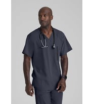 Barco Amplify 0115 - 0217  Medikal Giyim Doktor Scrubs Cerrahi Takım Likralı Yüksek Kalite Hastane Üniforması (Gri)