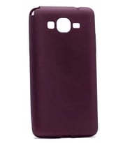 Samsung Galaxy J2 Prime Kılıf Soft Mat Premier Case (Mürdüm)