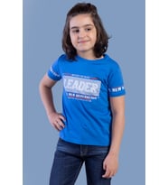 Toontoy Erkek Çocuk Baskılı Tişört (Saks)