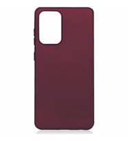 Samsung Galaxy A72 Kılıf Velvet İçi Kadife Lansman Silikon (Mor)