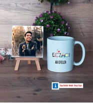 Eczacı Fotoğraflı Dekoratif Taş, Kupa Bardak Beyaz HediyeEczacıya Hediye Eczacılar Günü Hediyesi (Model 1)