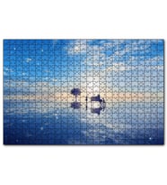 Cakapuzzle Fantastik Ortam Piyanist ve Kemancı Kız  Puzzle Yapboz MDF (Ahşap) (255 Parça)