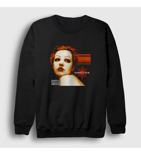Presmono Unisex Beyaz Album Rock Müzik Godsmack Sweatshirt 495213tt (Siyah)