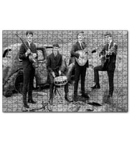 Cakapuzzle Beatles Grup Fotoğrafı Siyah Beyaz  Puzzle Yapboz MDF (Ahşap) (1000 Parça)
