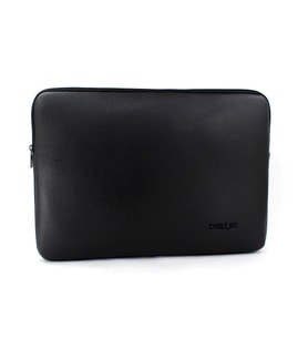 DERİSE CLUB BÜYÜK BOY 15,6 İNÇ UYUMLU MACBOOK  KILIF NOTEBOOK VE LAPTOP ÇANTASI (Siyah)
