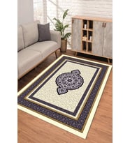 Dijital Kaymaz Taban Yıkanabilir Renkli Salon Halısı Mutfak Halısı Yolluk ND-SD-1132 (Krem)