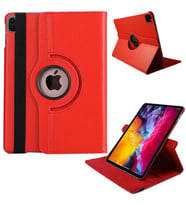 Apple Ipad Pro 11 2. Nesil  3. Nesil 4. Nesil 11 inç Döner Standlı Tablet Kılıfı (Kırmızı)