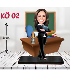 kişiye özel karikatür  öğretmen kadın biblosu öğretmen hediyesi ogretmen hediyesi bayan öğretmen hediyesi öğretmen hediyesi el yapimi (Kırmızı)