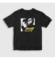 Presmono Unisex Çocuk Beyaz Edward Baji Keisuke Anime Tokyo Revengers T-Shirt 259777tt (Siyah)