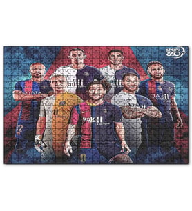 Cakapuzzle Futbol Devleri PSG de Puzzle Yapboz MDF (Ahşap) (255 Parça)