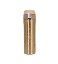 Kişiye Özel İsim Yazılabilir Hediyelik İsimli  400 mL Paslanmaz Çelik Termos Bardak Mug Kahve Çay Kilitli Kapak Thermos Matara (Gold)