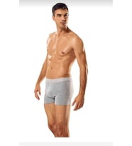 TUTKU 0114 ERKEK LİKRALI BOXER ŞORT 12 ADET (Gri)