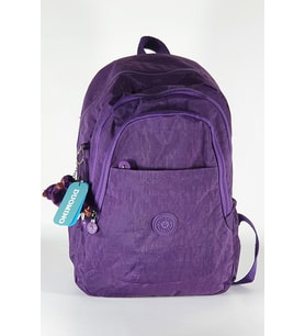 Nemo Bags Unisex Sırt Çantası Suya Dayanıklı Krinkıl Laptop Seyahat Okul Çantası (Mor)