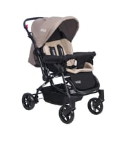 TommyBaby Elegant Çift Yönlü Bebek Arabası Puset (Kahverengi)