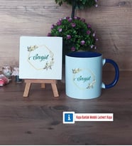 İsme Özel Doğum Günü Hediyesi Dekoratif Taş, Kupa Bardak Kırmızı Hediye (Model 2)
