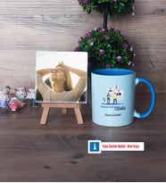 İnsan Kaynakları Uzmanı Fotoğraflı Dekoratif Taş, Kupa Bardak Beyaz Hediye (Model 4)