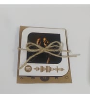 Spotify Tasarımlı Kişiye Özel Polaroid Çerçeve (Beyaz)