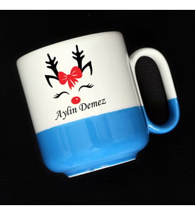 Yılbaşı Hediyesi Arya Kupa (Mavi)